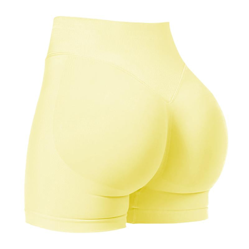 Coral Canton Impact Shorts,High Waisted Butt Lifting,Shaping Curve-Hugging Compression
