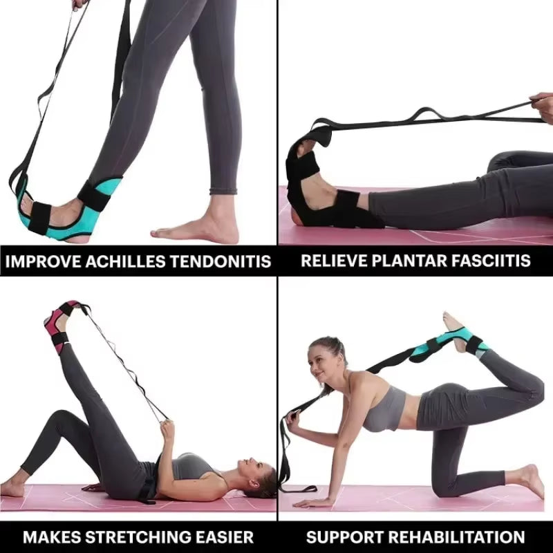 Ultimate Yoga Leg Stretching Band for Flexibility & Foot Care - Perfect for Rehabilitation and Plantar Fasciitis Relief