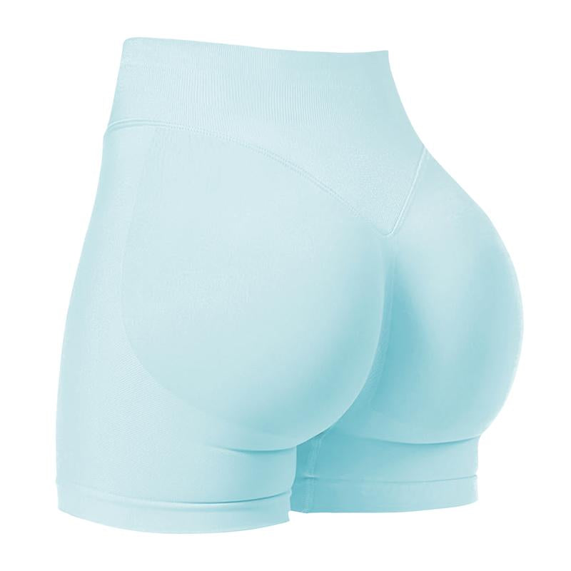 Coral Canton Impact Shorts,High Waisted Butt Lifting,Shaping Curve-Hugging Compression